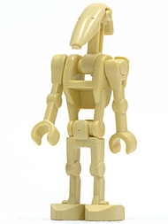 Battle Droid - Tan, Straight Arms | sw0001d