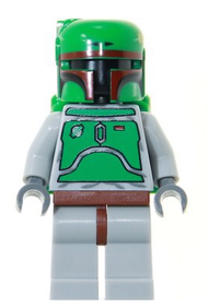 Boba Fett - Bluish Grays - Dark Red Helmet Highlights | sw0002b