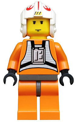 Luke Skywalker with Dark Gray Hips (Pilot) | sw0019