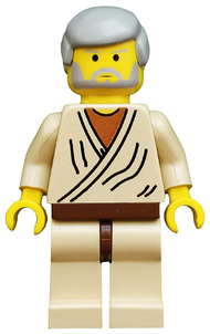 Obi-Wan Kenobi with Light Gray Hair (Old) | sw0023