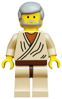 Obi-Wan Kenobi with Light Gray Hair (Old) | sw0023