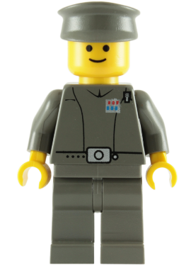 Imperial Officer (Captain / Commandant / Commander) - Police Cap, Yellow Head with Standard Grin | sw0046