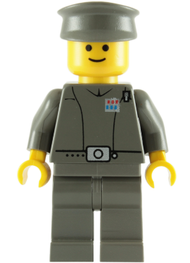 Imperial Officer (Captain / Commandant / Commander) - Police Cap, Yellow Head with Standard Grin | sw0046
