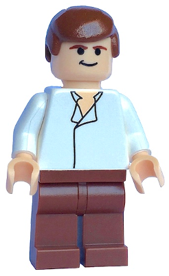 Han Solo - White Shirt without Wrinkles, Reddish Brown Legs | sw0084