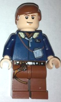 Han Solo - Light Nougat, Reddish Brown Legs with Holster (2010) | sw0088a