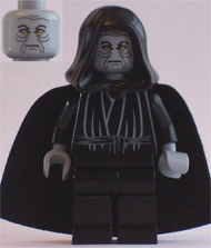 Emperor Palpatine - Light Bluish Gray Head, Light Bluish Gray Hands | sw0124