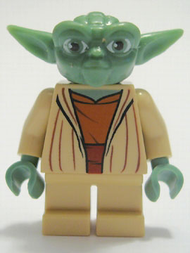 Yoda - Clone Wars, Light Bluish Gray Hair | sw0219