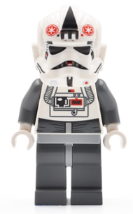 AT-AT Driver - Red Imperial Logo, Bluish Grays, Black Head, Stormtrooper Type 2 Helmet | sw0262