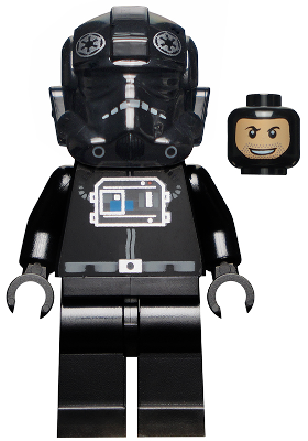 Imperial TIE Fighter Pilot - Black Head, Balaclava | sw0268a