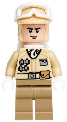 Hoth Rebel Trooper (Black Chin Dimple) | sw0291