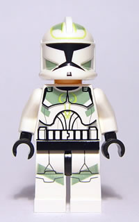 Clone Trooper, Horn Company (Phase 1) - Sand Green and Lime Markings, Large Eyes | sw0298