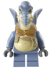 Watto - Printed Head, Dark Bluish Gray Hands | sw0325