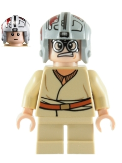 Anakin Skywalker - Jambes courtes, casque gris clair bleuté | sw0327