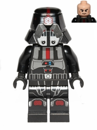 Sith Trooper - Black Armor with Printed Legs | sw0443