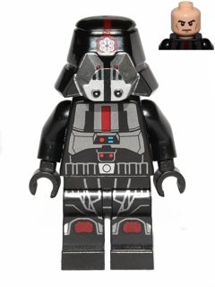 Sith Trooper - Black Armor with Printed Legs | sw0443