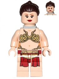 Princess Leia - Jabba Slave Outfit, Dark Brown Long Braid | sw0485