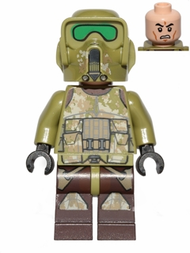 Clone Scout Trooper, 41st Elite Corps (Phase 2) - Kashyyyk Camouflage, Scowl | sw0518