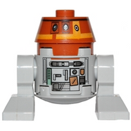 Astromech Droid, C1-10P (Chopper) - Light Bluish Gray Body | sw0565