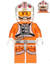 Luke Skywalker (Pilot, Printed Legs, Cheek Lines) | sw0569