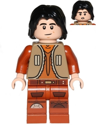 Ezra Bridger - Dark Tan Vest, Hair | sw0574