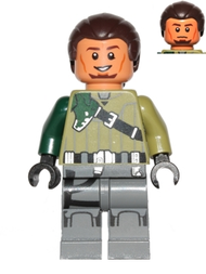 Kanan Jarrus - Dark Brown Hair and Eyebrows | sw0602