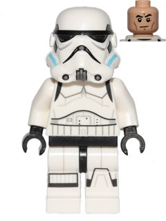 Imperial Stormtrooper - Printed Legs, Dark Azure Helmet Vents, Frown | sw0617