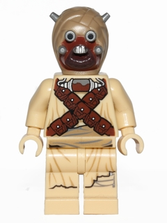 Tusken Raider - Head Spikes, Crossed Belts | sw0620