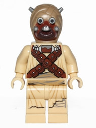 Tusken Raider - Head Spikes, Crossed Belts | sw0620