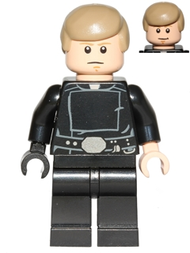 Luke Skywalker - Jedi Master, Dark Tan Smooth Hair | sw0635