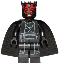 Darth Maul - Horns and Cape, Printed Legs | sw0650