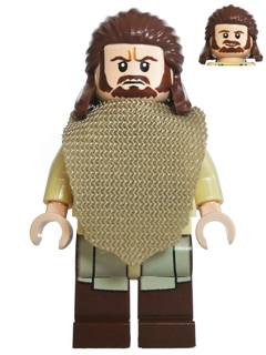 Qui-Gon Jinn - Poncho, Reddish Brown Beard | sw0651