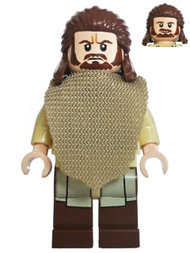 Qui-Gon Jinn - Poncho, Reddish Brown Beard | sw0651