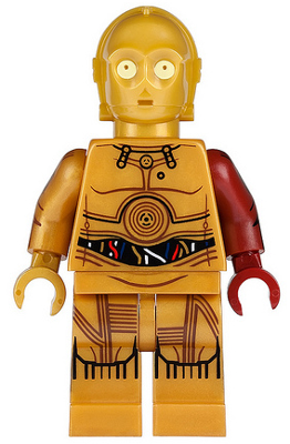 C-3PO - Dark Red Arm | sw0653