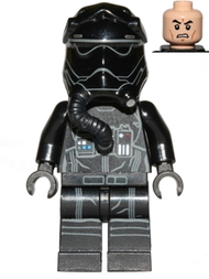 First Order TIE Fighter Pilot, Two White Lines on Helmet | sw0672