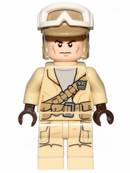 Soldat rebelle, lunettes, casque beige foncé | sw0688