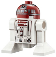 Astromech Droid, R4-P17 - Silver Band Around Dome, Black Outline Rectangles | sw0706