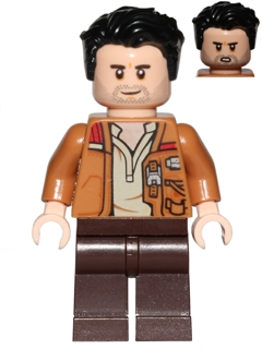Poe Dameron (Veste Nougat Moyenne, Cheveux) | sw0737