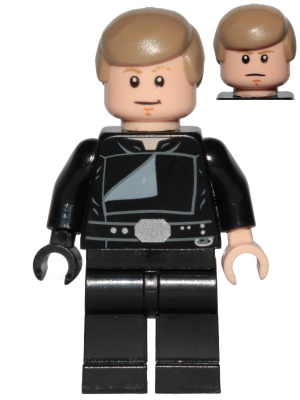 Luke Skywalker (Maître Jedi, Endor, cheveux châtain foncé, air sévère / sourire) | sw0880