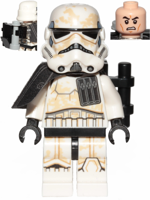 Sandtrooper (Enlisted) - Black Pauldron, Ammo Pouch, Dirt Stains, Survival Backpack | sw0960