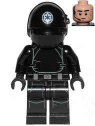 Imperial Gunner - Helmet with White Imperial Logo, Light Nougat Head | sw1045
