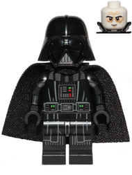 Darth Vader - Printed Arms, Spongy Cape, White Head with Smile | sw1106