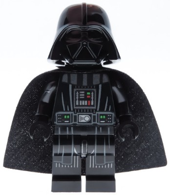 Darth Vader - Printed Arms, Traditional Starched Fabric Cape | sw1112