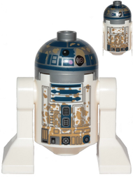 Astromech Droid, R2-D2, Dirt Stains on Front and Back | sw1200