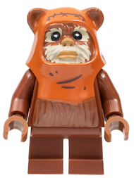 Wicket (Ewok), Hood with Wrinkles | sw1218