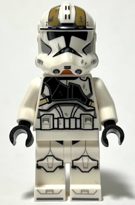 Clone Trooper Gunner (Phase 2) - Dirt Stains, Nougat Head, Helmet with Holes | sw1236