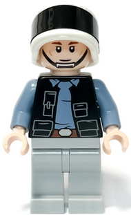 Rebel Fleet Trooper - Male, Vest with Pockets, Black Neck, Reddish Brown Eyebrows | sw1285