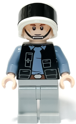 Rebel Fleet Trooper - Male, Vest with Pockets, Black Neck, Reddish Brown Eyebrows | sw1285