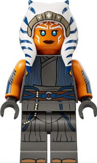 Ahsoka Tano (Adult) - Printed Arms, Pearl Dark Gray Legs | sw1300