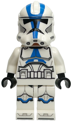 Clone Trooper, 501st Legion (Phase 2) - White Arms, Nougat Head, Helmet with Holes | sw1337