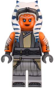 Ahsoka Tano (Adult) - Printed Arms, Light Bluish Gray Legs | sw1354